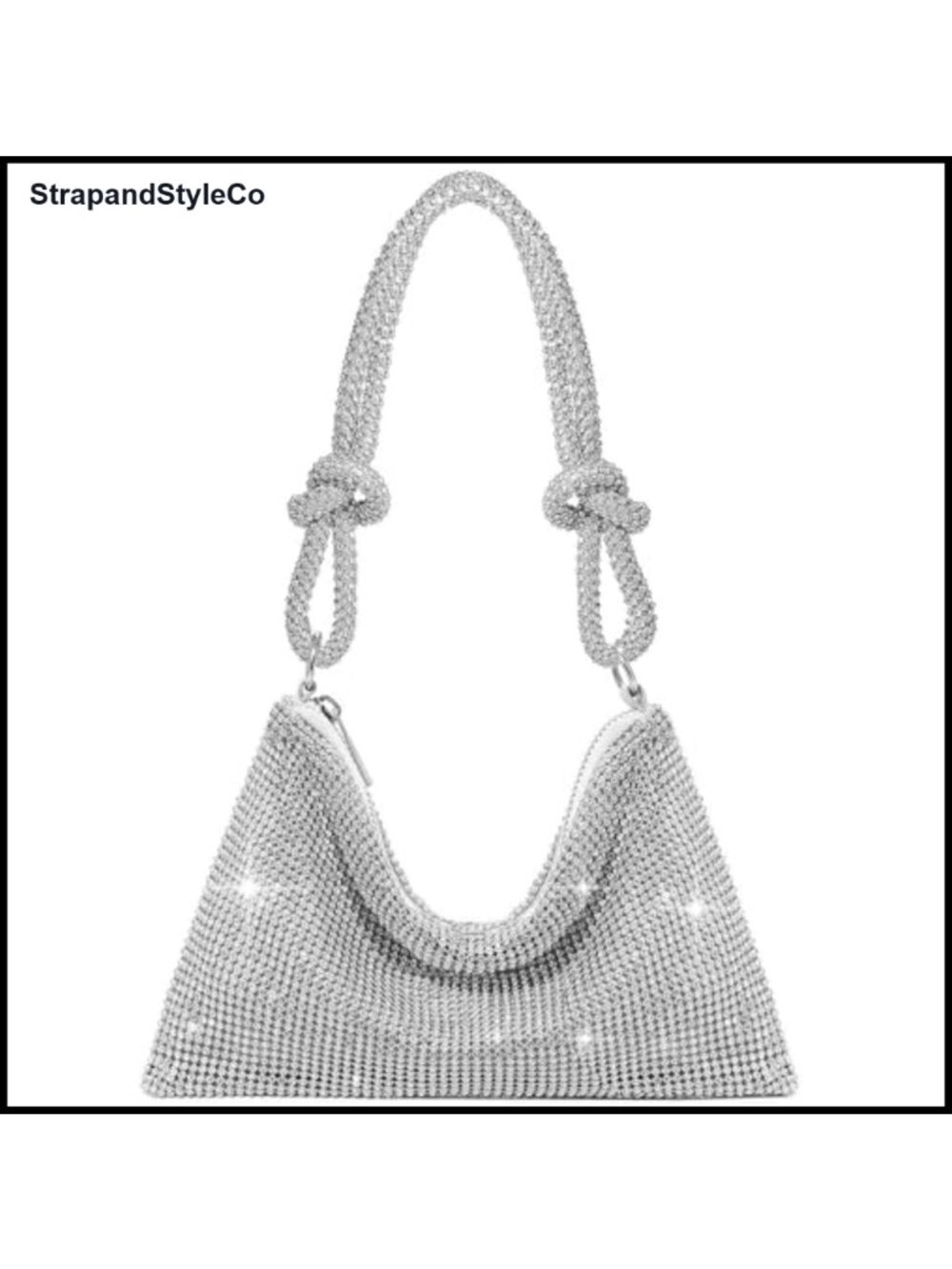 Rhinestone Clutch Evening Bag Sparkly Mini Purse Dressy Formal Handbag